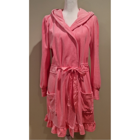 Juicy Couture velour hooded robe - Picture 2 of 5